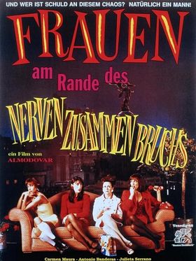 Poster der Frauen am Rande des Nervenzusammenbruchs