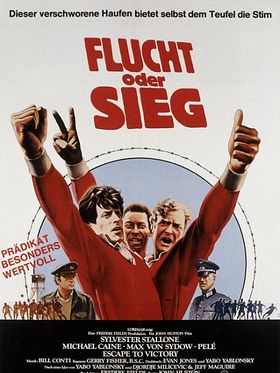 Poster der Flucht oder Sieg