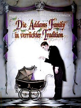 Poster der Die Addams Family in verrückter Tradition