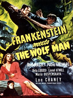 Poster der Frankenstein trifft den Wolfsmenschen