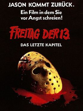 Poster der Freitag, der 13. Teil 4 - Das letzte Kapitel