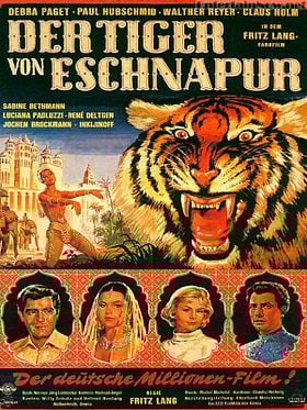 Poster der Der Tiger von Eschnapur