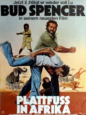 Poster der Plattfuß in Afrika