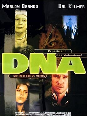 Poster der D.N.A. - Experiment des Wahnsinns