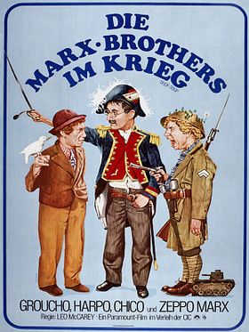 Poster der Die Marx Brothers im Krieg