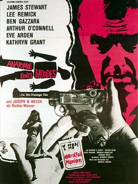 Poster der Anatomie eines Mordes