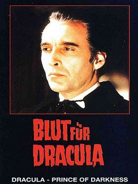 Poster der Blut für Dracula