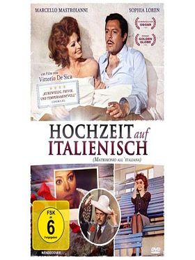 Poster der Hochzeit auf italienisch