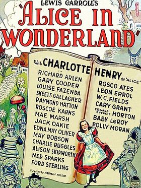 Poster der Alice im Wunderland