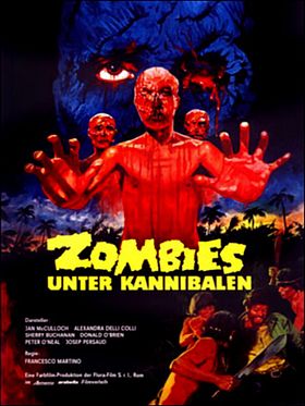 Poster der Zombies unter Kannibalen
