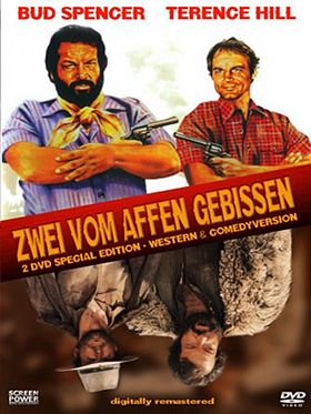 Poster der Zwei vom Affen gebissen