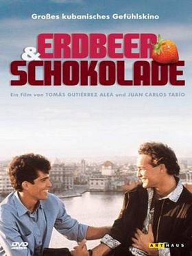 Poster der Erdbeer und Schokolade