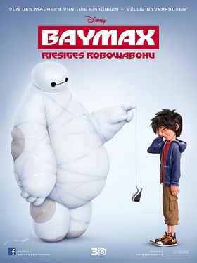 Poster der Baymax - Riesiges Robowabohu