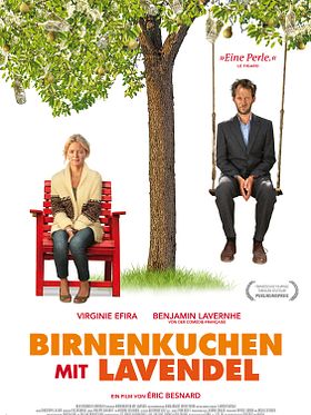 Poster der Birnenkuchen mit Lavendel