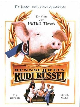 Poster der Rennschwein Rudi Rüssel
