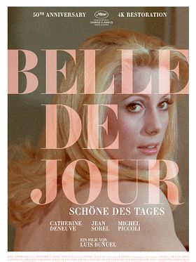 Poster der Belle de jour - Schöne des Tages