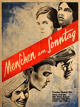 Poster der Menschen am Sonntag