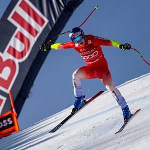 Bilder Downhill Skiers - Ain't No Mountain Steep Enough