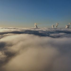 Bilder Wolken über Lützerath