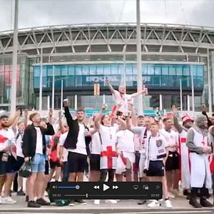 Bilder Das Euro-Finale: Angriff auf Wembley