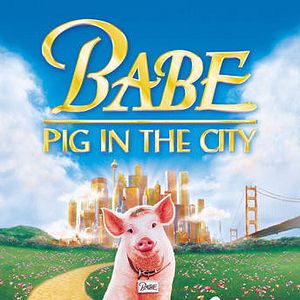 Bilder Schweinchen Babe in der großen Stadt