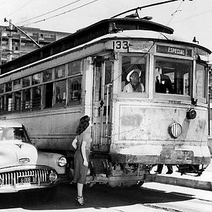 Bilder Die Illusion fährt mit der Straßenbahn