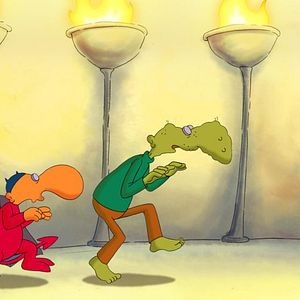 Bilder Das kleine Arschloch und der alte Sack