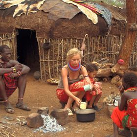 Bilder Die weiße Massai