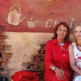 Bilder Die weiße Massai