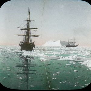 Bilder Spuren im Eis