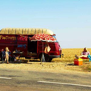 Bilder Barfuß auf Nacktschnecken