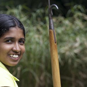 Bilder Chandani und ihr Elefant