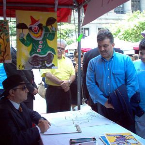 Bilder Der mit den Fingern sieht