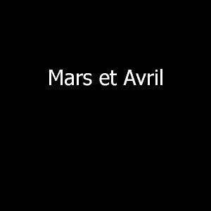 Bilder Mars et Avril