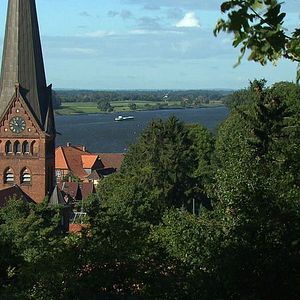 Bilder Die Elbe von oben