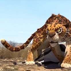 Bilder Khumba - Das Zebra ohne Streifen am Popo