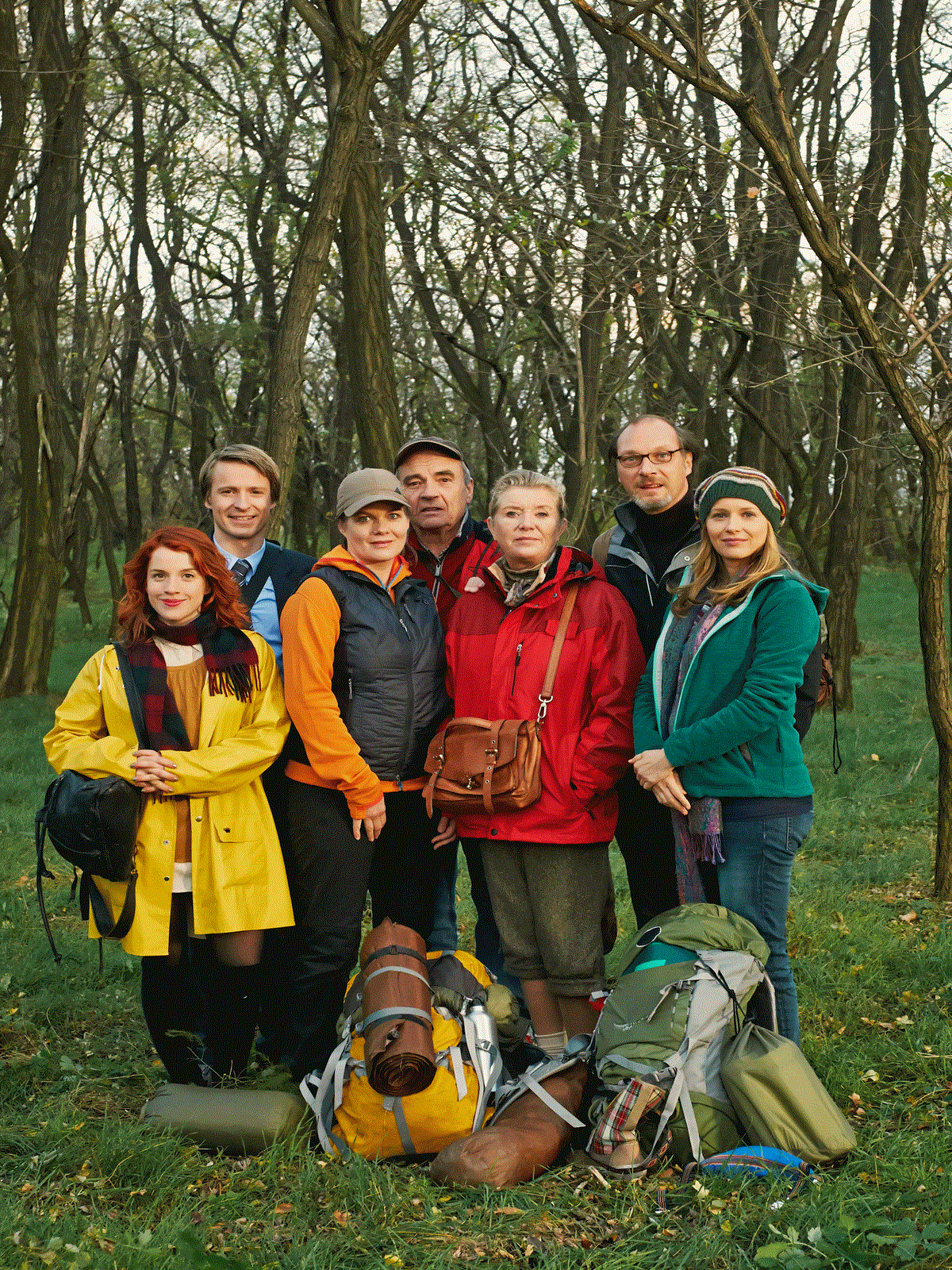 Bilder Mit Burnout durch den Wald