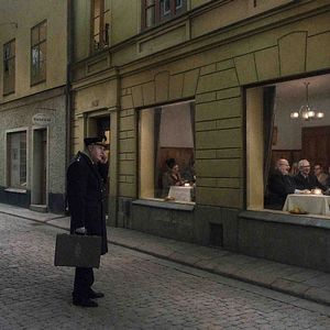 Bilder Eine Taube sitzt auf einem Zweig und denkt über das Leben nach