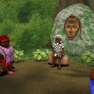 Bilder Wê, L’histoire du Masque Mendiant