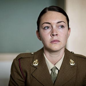 Bilder Eine Frau an der Front