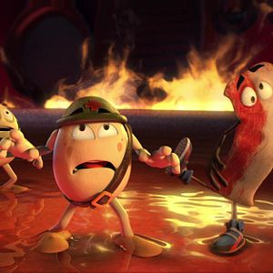 Bilder Un Gallo con Muchos Huevos