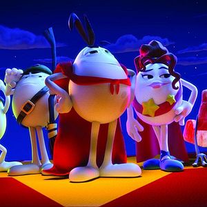 Bilder Un Gallo con Muchos Huevos