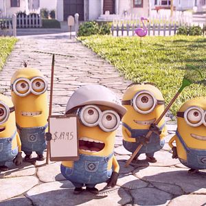 Bilder Rasenmäher Minions