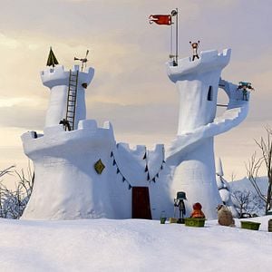 Bilder Cleo und die Schneeballschlacht