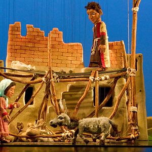 Bilder Die Weihnachtsgeschichte in einer Inszenierung der Augsburger Puppenkiste