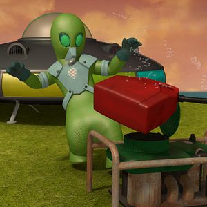 Bilder Feuerwehrmann Sam - Achtung Außerirdische!