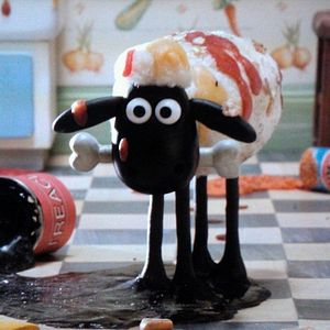 Bilder Wallace & Gromit unter Schafen