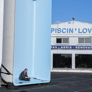 Bilder Ein Becken voller Männer