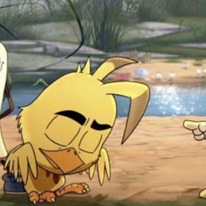 Bilder Otra película de huevos y un pollo