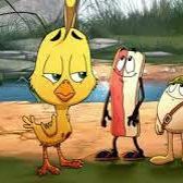 Bilder Otra película de huevos y un pollo